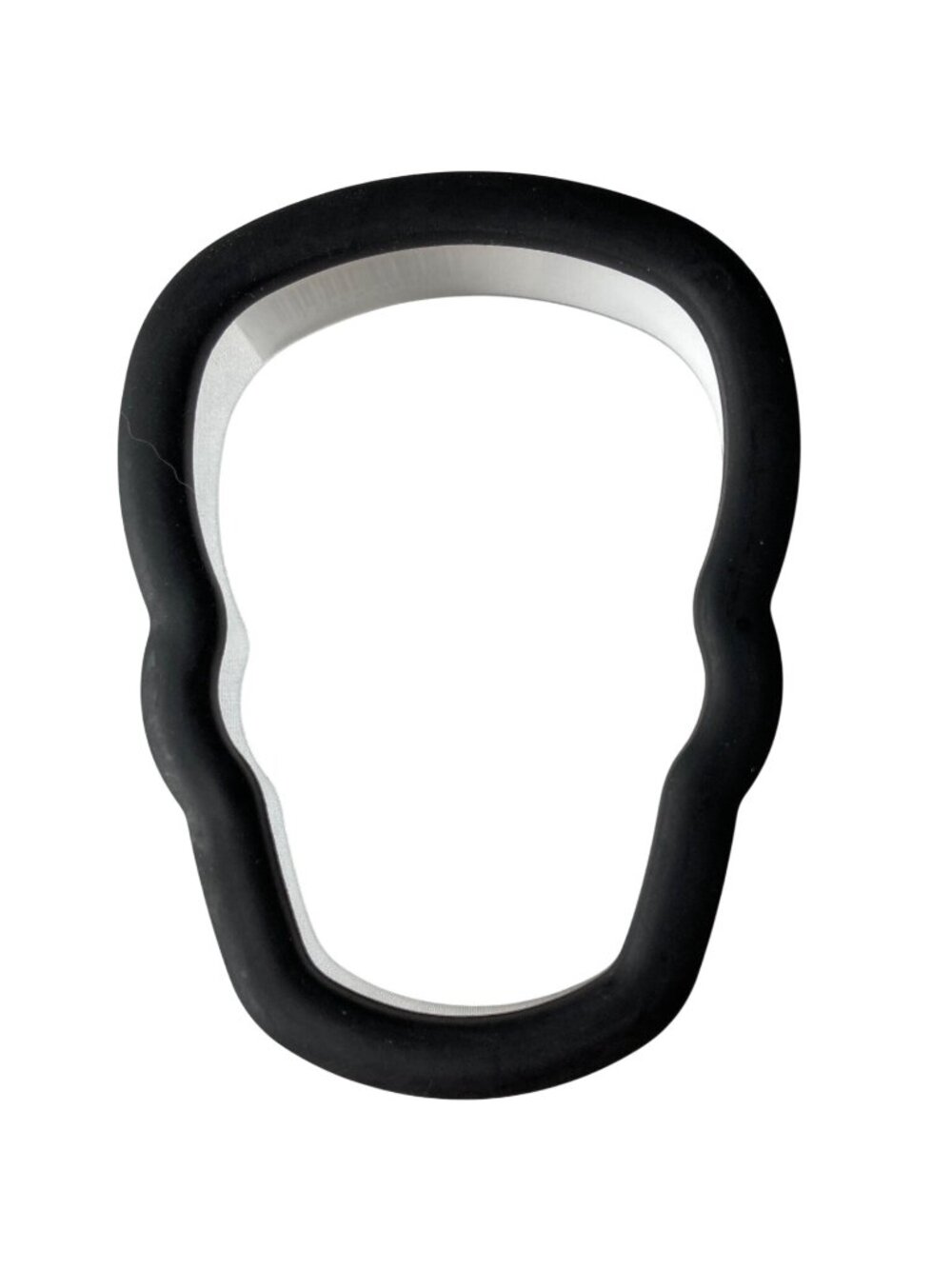 Wilton Skeleton Skull Cookie Cutter 4" Comfort Grip Silicon Top Baking Kitchen